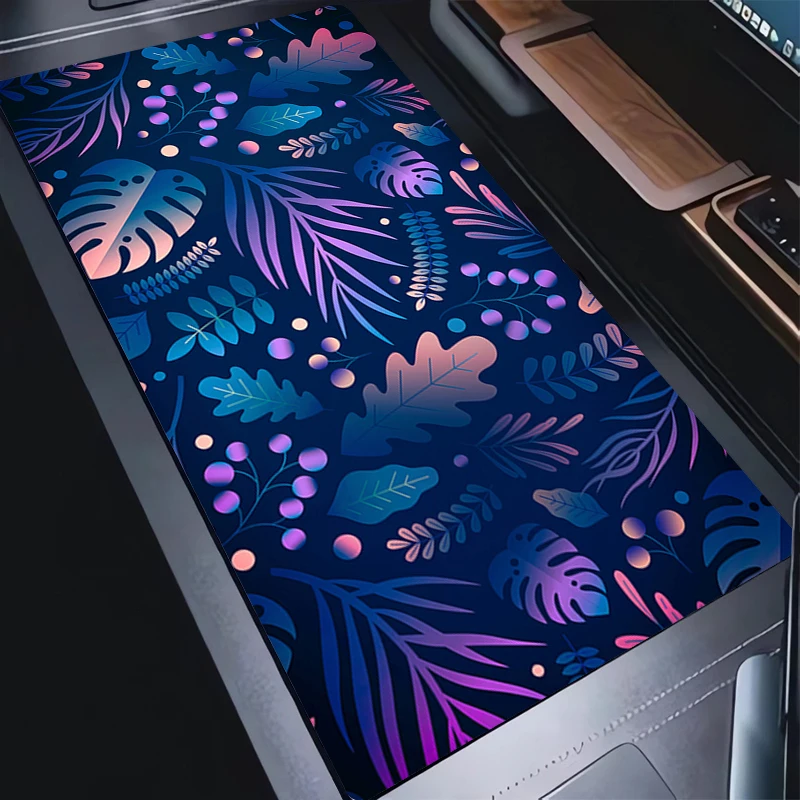 

Коврик для мыши, мини-ПК, настольный коврик, нескользящий резиновый коврик для ноутбука, зеленый коврик с тропическими растениями, игровой коврик для офиса, игровые аксессуары для геймера, коврик для мыши