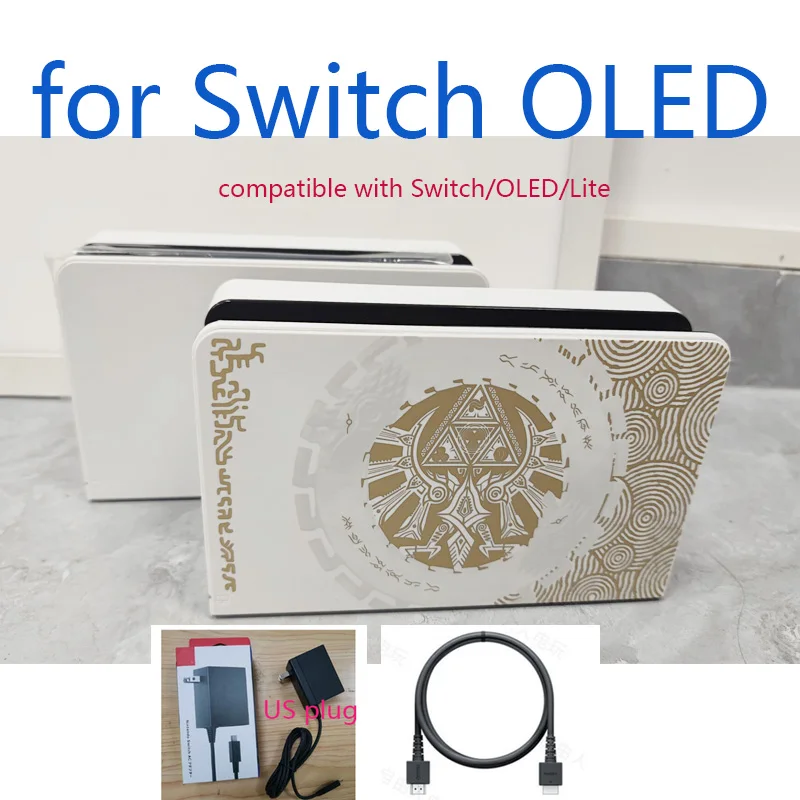 

Для Nintendo OLED TV Dock Stand HDMI-совместимая зарядная станция Stand Dock для NS Switch зарядка с питанием переменного тока Adapter