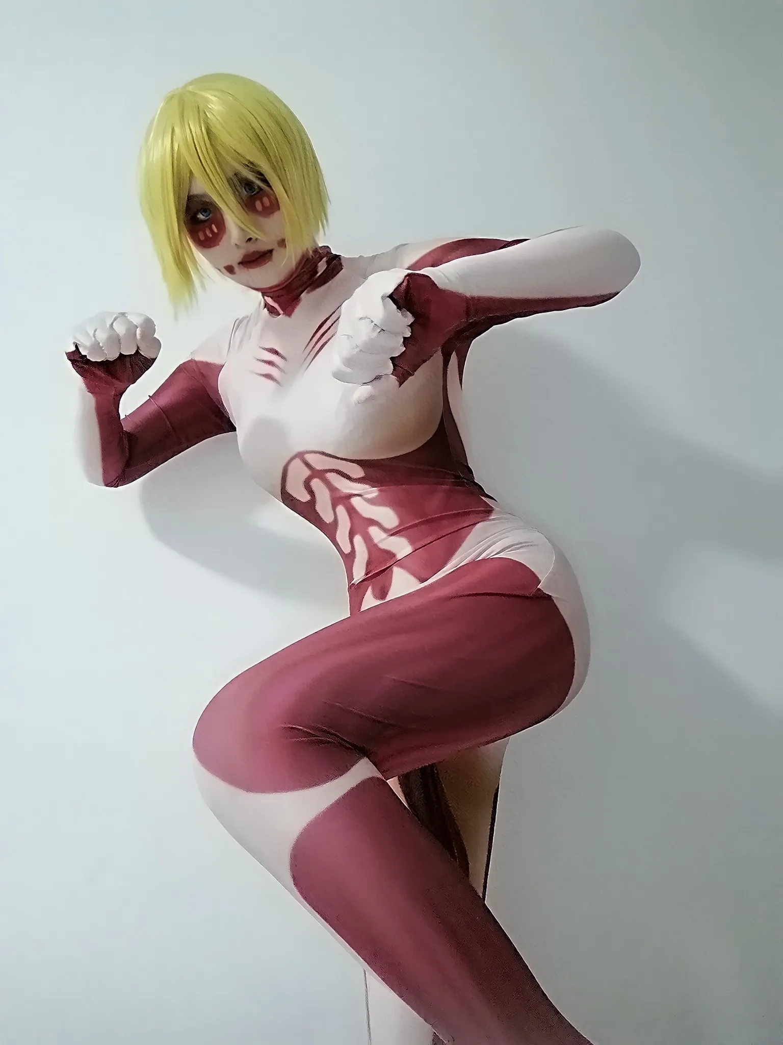 ผู้ใหญ่เด็กโจมตีบน Titan เครื่องแต่งกาย Colossal Titan Superhero ชุดคอสเพลย์ชาย Zentai วันฮาโลวีน