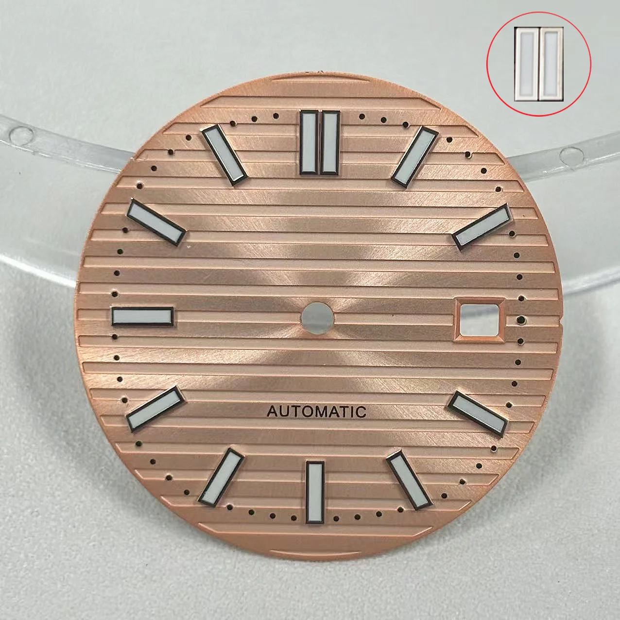 8215 قرص شعار مخصص 29.8 مللي متر قرص نوتيلوس قرص مضيء مناسب لملحقات ساعة الحركة 2813 8215 صيانة الساعة #3