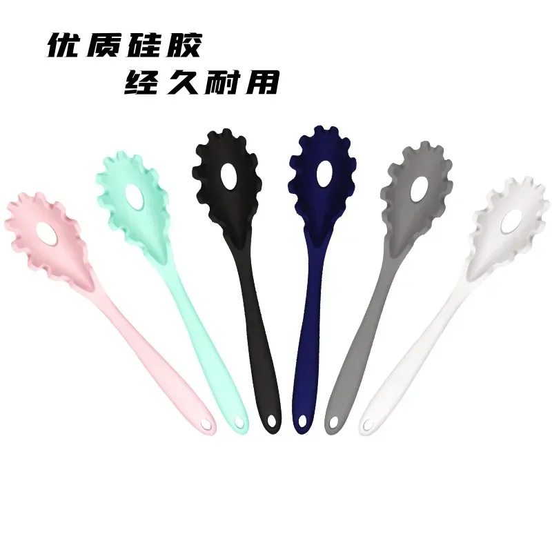 All-in-one silicone pasta spoon Noodle spoon Food grade heat resistant pasta grab kitchen cooking tool