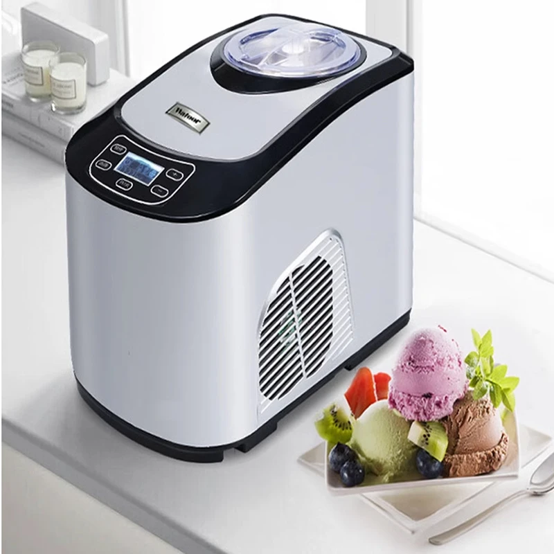 220V Full Automatic High End Home Made Ice Cream Machine Small Commercial Italian Ice Cream Machine 220V 1.5L 140W