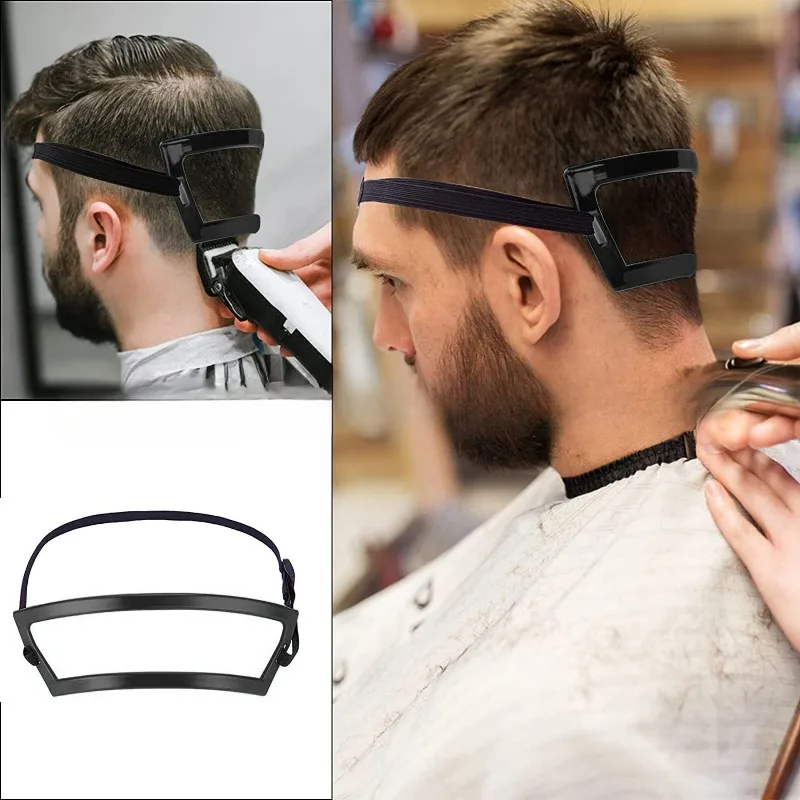 Set Hair and Beard Styling 4-piece Set Beard Styling Board Hair Combing Device Neck Template Hair Styling Assist Kit Fashion New