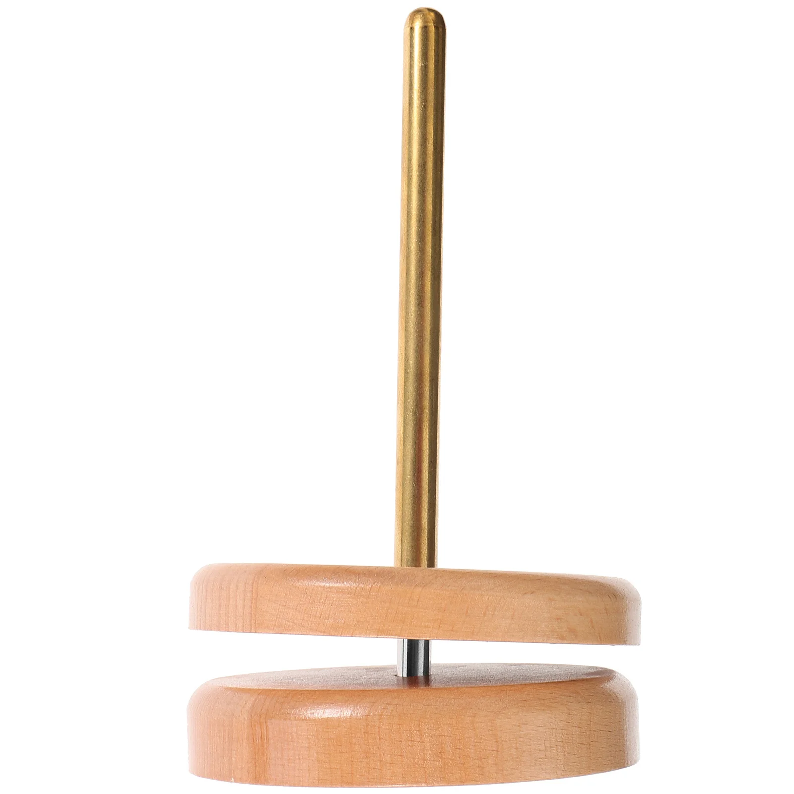 

Бытовая пряжа, деревянный держатель для катушки, вращающийся органайзер для швейных ниток, настольный прочный деревянный держатель для пряжи, держатель для швейной катушки