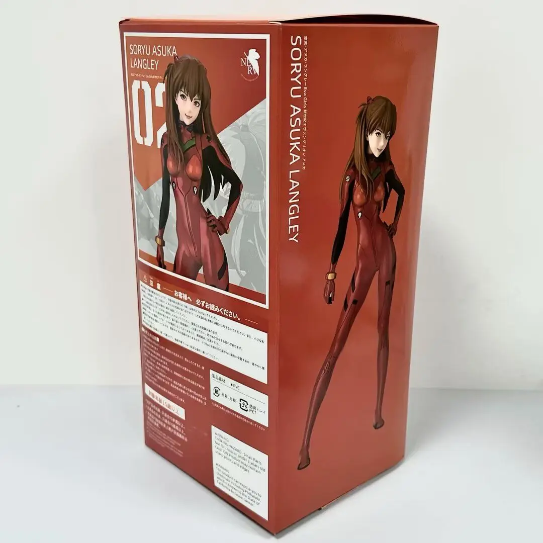 Boxed 22Cm Nieuwe Anime Neon Genese Evangelion Eva Asuka Langley Soryu Kawaii Figuur Pvc Model Speelgoed Pop Ornamenten Geschenken