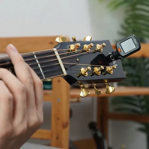 Imagen 2 del producto Afinador de guitarra IRIN T-100/T-400/T-500 sintonizador de tono Digital con Clip para bajo violín guitarra eléctrica ukelele Universal 360 °   Girevole
