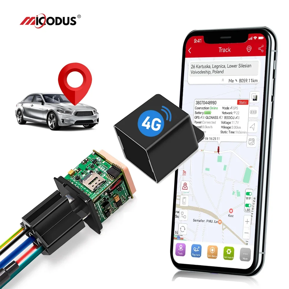 MiCODUS MV930G Mini Hidden ACC Detection Engine Cut Off Motorcycle Gps Tracking Device Spy Rastreador Relay Gps Car Tracker 4G