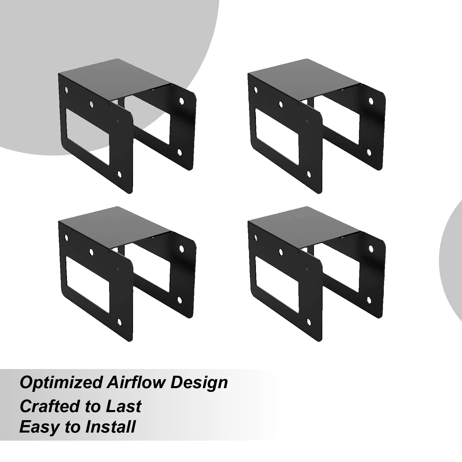 

Wood Rack 4 Pieces Log Stacking Stand Holder For Fireplace Powder Coated Brackets Stacker Stand Space-Saving For Indoor Pits
