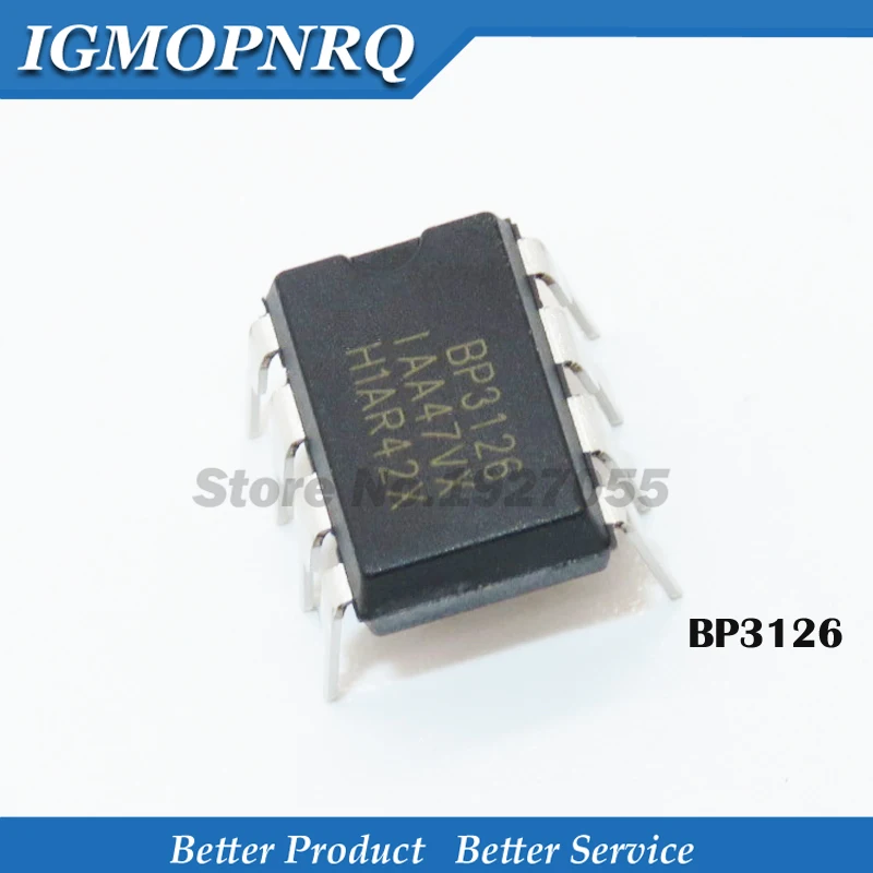 10pcs/lot BP3126 DIP-8 P3126 3126 high precision primary side feedback LED constant current switch new