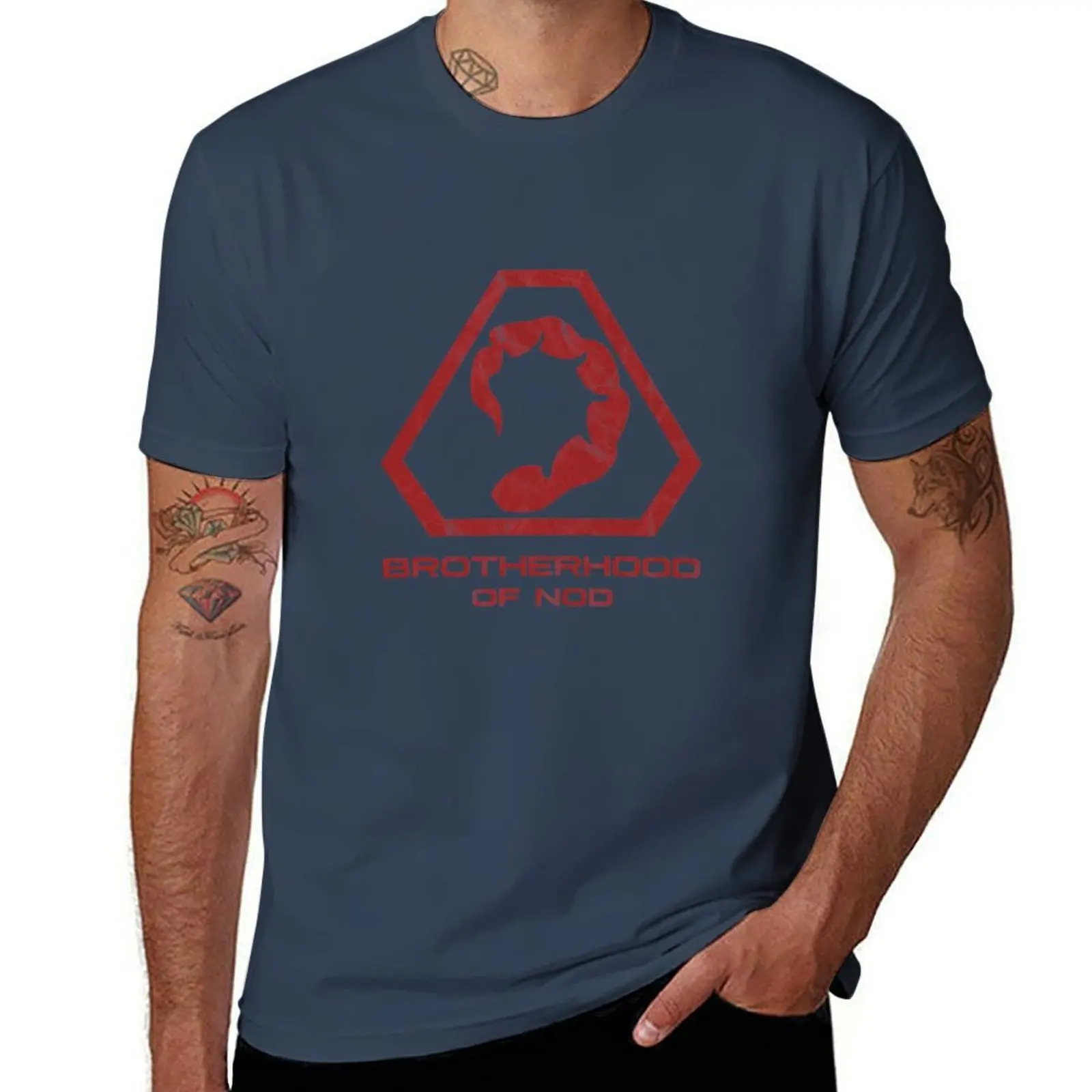 Logo de la Fraternité du Nod inspiré de Command and Conquer T-Shirt Holiday Vacation Tee Shirt