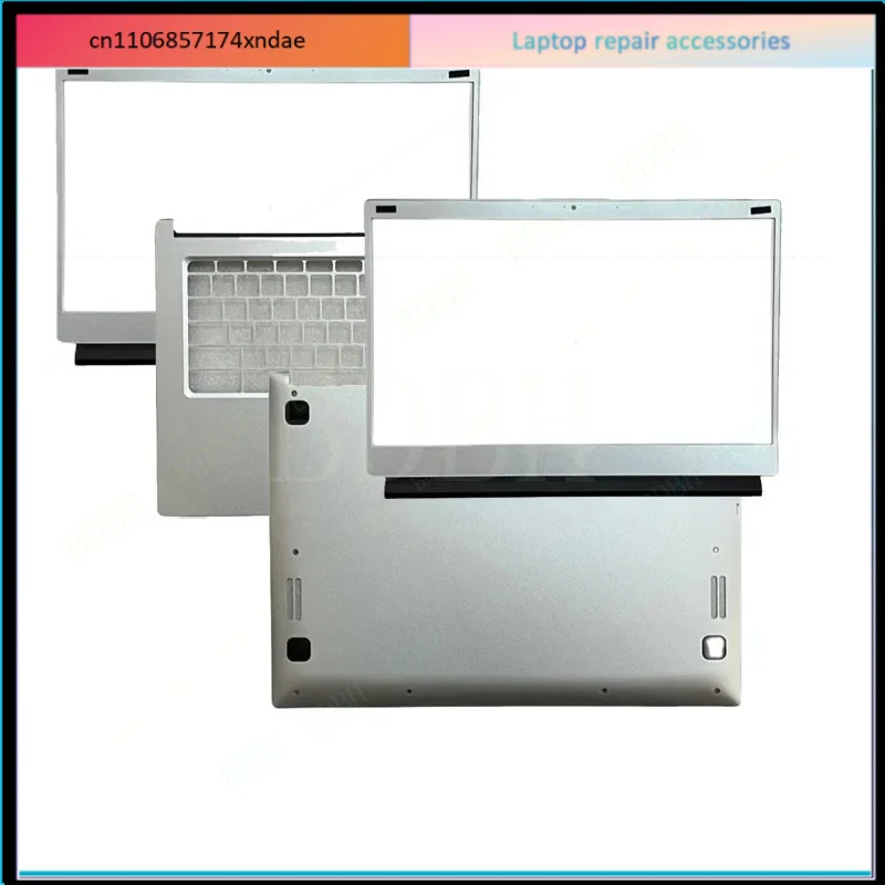 For Screen Back Top Cover Front Bezel Palmrest For Acer Chromebook CB514-1H N18Q3  Upper Lower Bottom Case Silver Screen