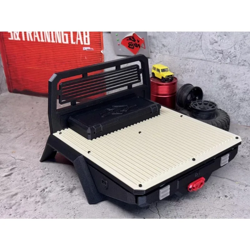Hunting Style Rear Flatbed for Crossrc EMO X4 1:8 RC Crawler Direct Bolt-On Upgrade Realistic Modification Decoration Accessory