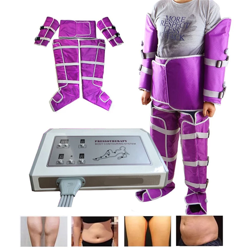 Air Wave Pressure Lymphatic Drainage Machine Body Massager Sauna Suit Muscle Relax Weight Loss Foot Pressotherapy Massage Device