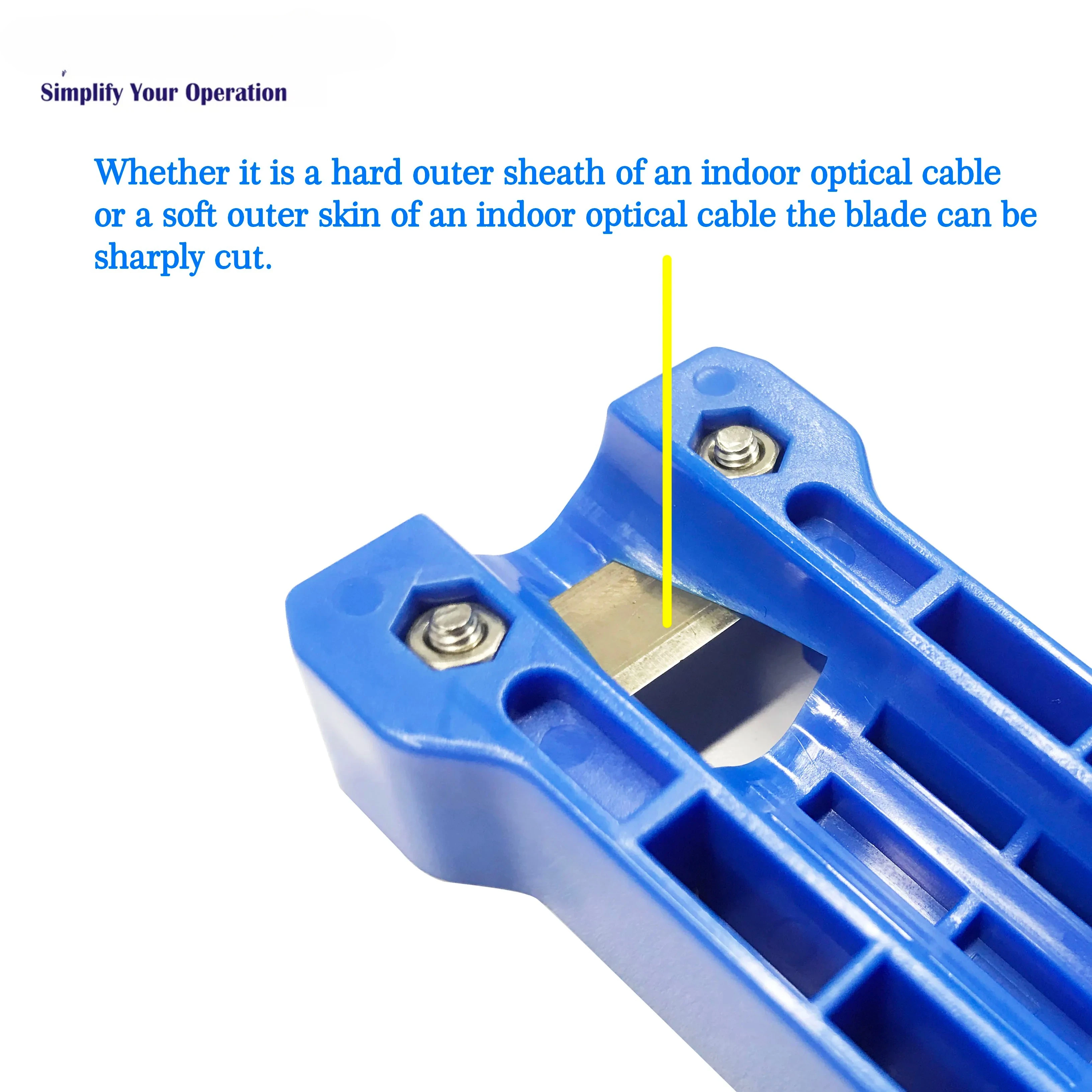 RST-0814 network cable stripper tool wire tool tube cutter jacket slitter fiber optic stripper