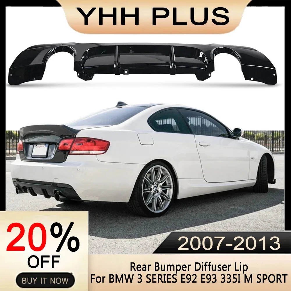 

Rear Bumper Diffuser Splitter Valance Lip For BMW 3 SERIES E92 E93 335I M SPORT 07-13 Accessories Auto Exterior Parts Car-style