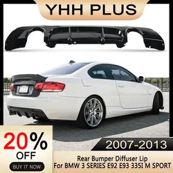 Rear Bumper Diffuser Splitter Valance Lip For BMW 3 SERIES E92 E93 335I M SPORT 07-13 Accessories Auto Exterior Parts Car-style
