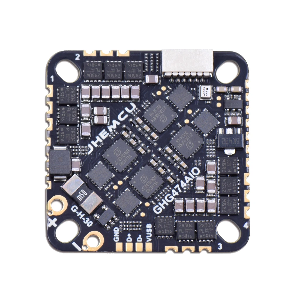 JHEMCU G474 ELRS AIO Contrôleur De Vol ICM42688-P BLHELI_S 1-2S 12A 4 En 1 ESC ELRS 2.4G 25.5x25.5mm Pour Micro Drone FPV