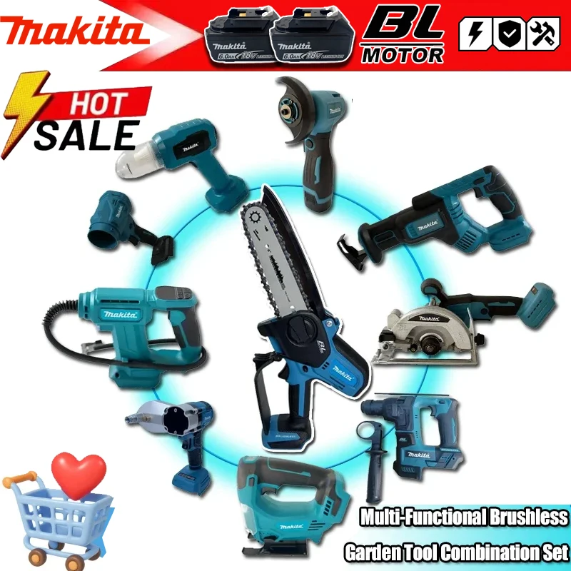 

Оптовая продажа инструментов Makita: беспроводной термофен, ручной тепловой пистолет, электрическая сабельная пила, портативная пила, электроинструменты