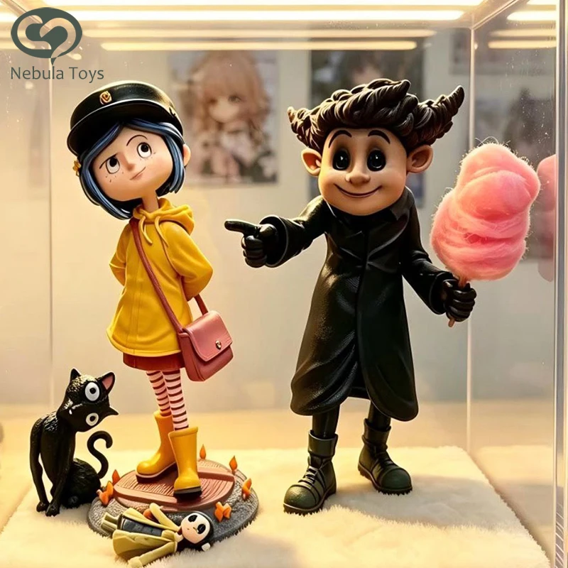 Coraline Figure Button-eyed Wybie Action Figurine Coraline & The Secret Door Figures Pvc Statue Model Doll Toy Birthday Gift