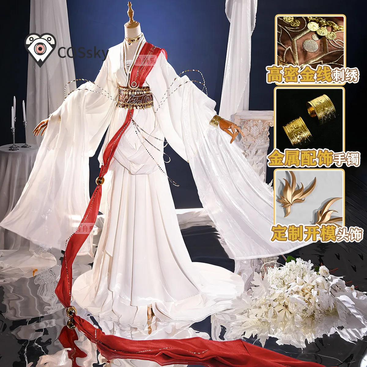 Costume de cosplay Ada Mesmer psychologue Identity V, tenue de style chinois pour Halloween et carnaval, accessoires et accessoires de déguisement pour homme