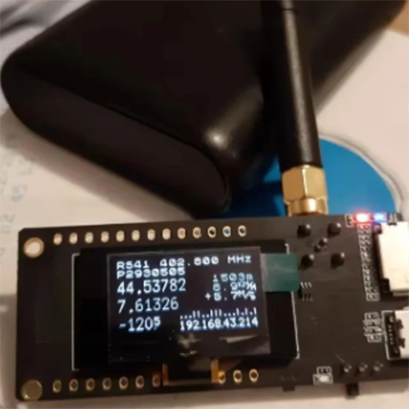 Módulo WiFi Bluetooth, ESP-32 SMA, Lora V2.1-1.6 Versão, OLED, 0.96 ", Cartão SD