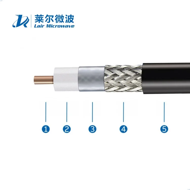 2026 Lyle Microwave LMR400 Low Loss RF Cable Feeder 50-7 Cable