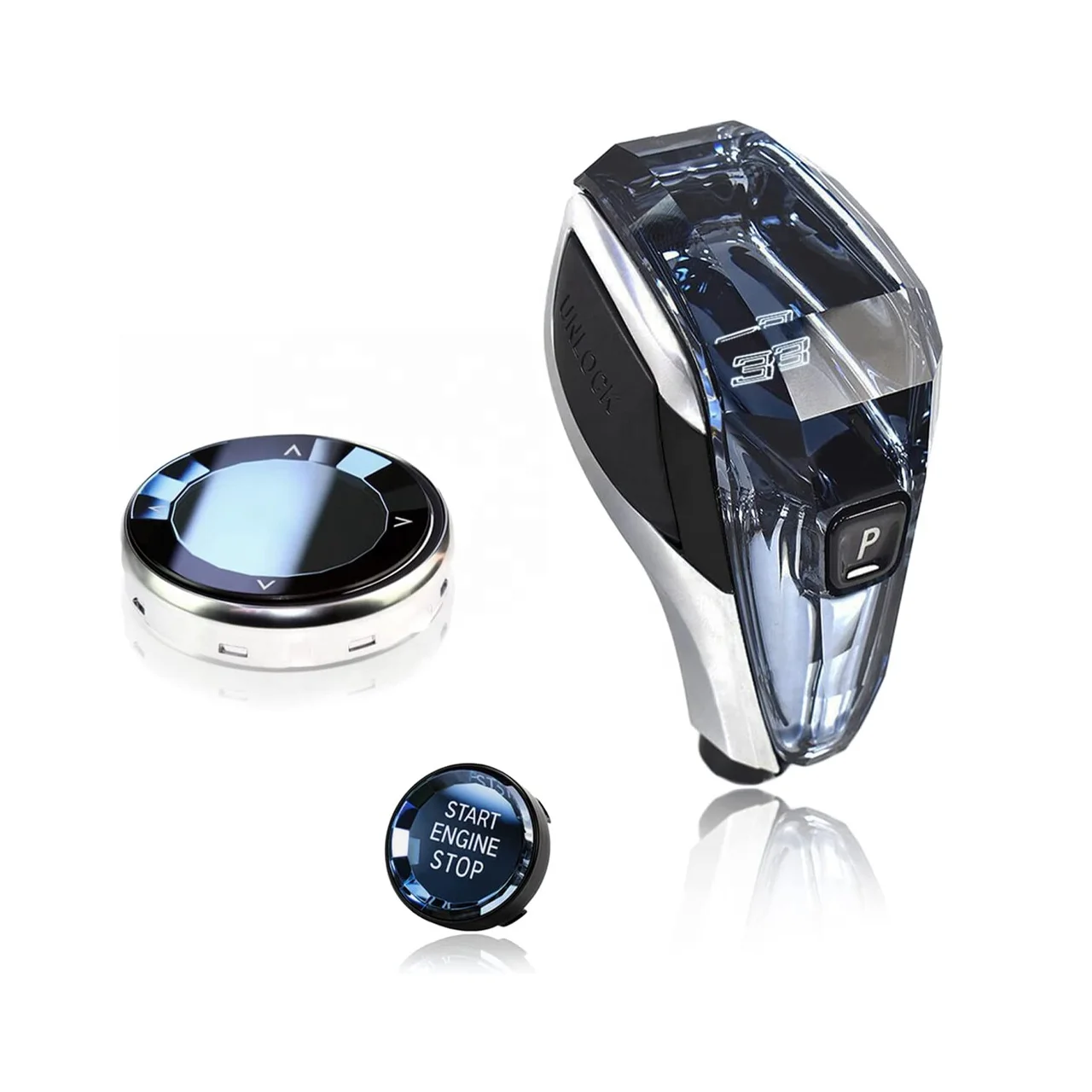 

Diamond Crystal Gear Shift Knob for BMW 3 4 X3 X4 Models Interior Kits for Car Accessories Upgrade Car Gear Knob for BMW