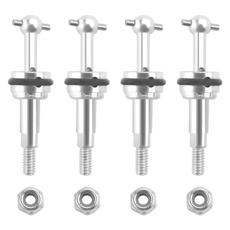 ABUM-4Pcs المعادن CVD العالمي المشترك رمح مع M2 الجوز ل Wltoys K969 K989 K979 P929 1/28 RC سيارة ترقيات أجزاء