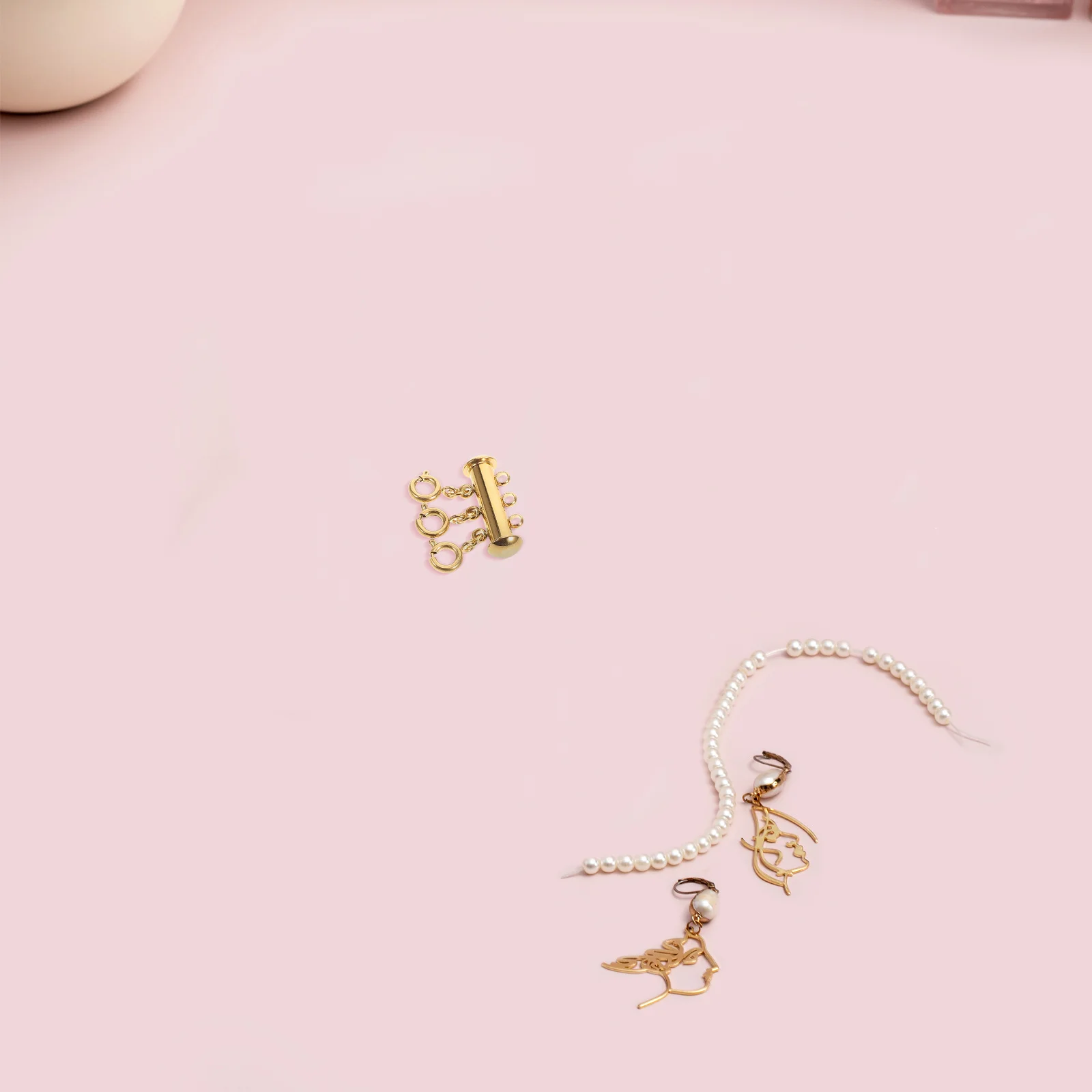 

Золотая весенняя многослойная застежка для ожерелья, декоративный разъем для ювелирных изделий для 3-отверстий, ожерелья, браслетов, многослойная застежка для ювелирных изделий, помощник