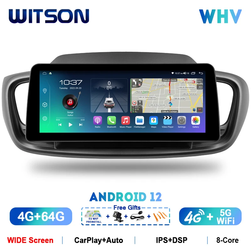 

Автомагнитола WITSON на Android 12 Carplay для KIA SORENTO 2015, 2016, DSP, 12,3 дюйма, IPS, HD экран, автомобильное радио, мультимедиа