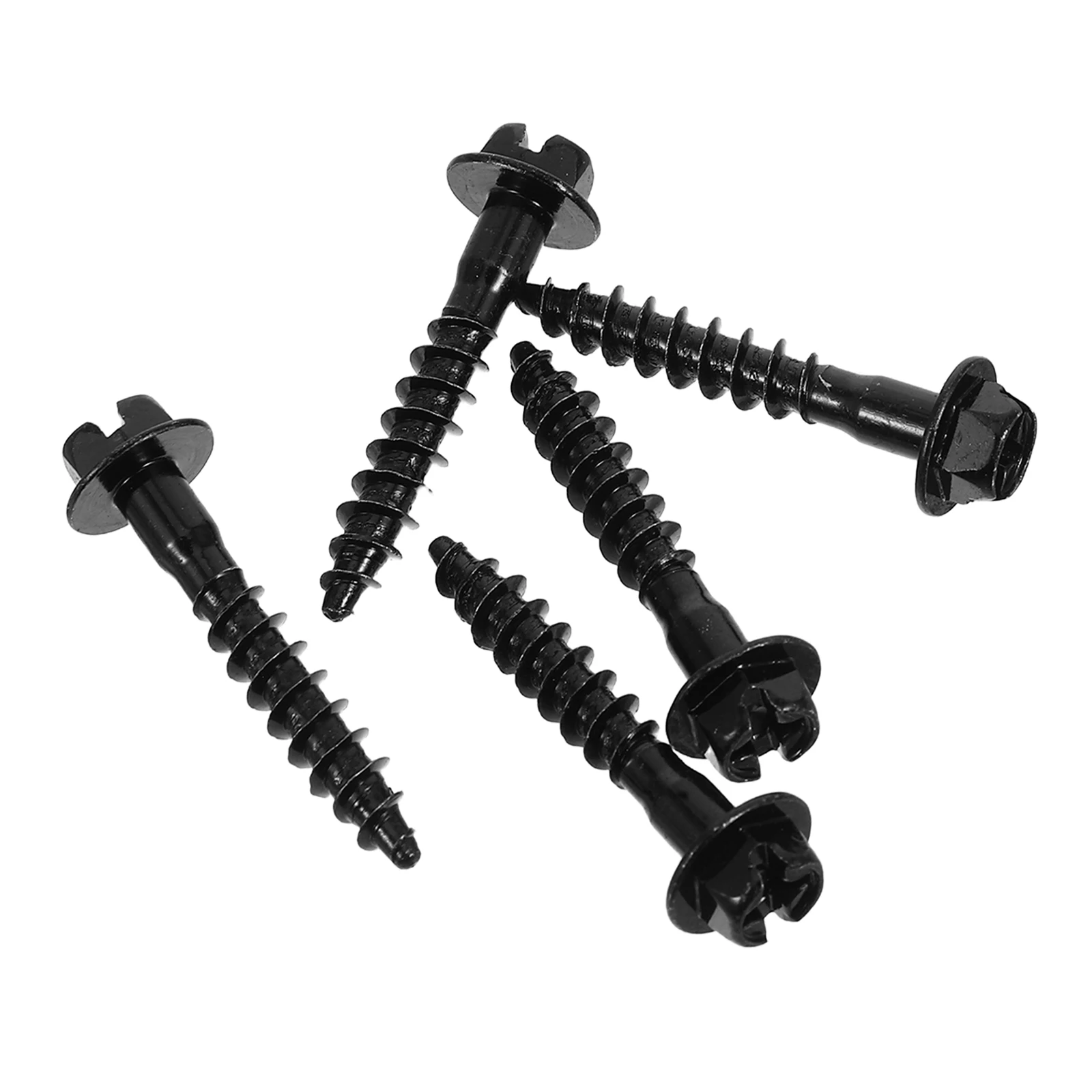 

5pcs Air Filter Housing Screws Black Metal Car Intake Retainer Bolts Durable Precision Fit Weatherresistant Smooth Surface