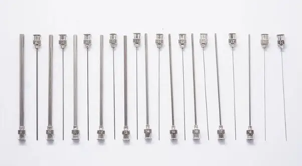 5PCS Extended stainless steel needle 60/80/100/150/200/250/300mm dispensing experiment needle dispensing needle flat mouth