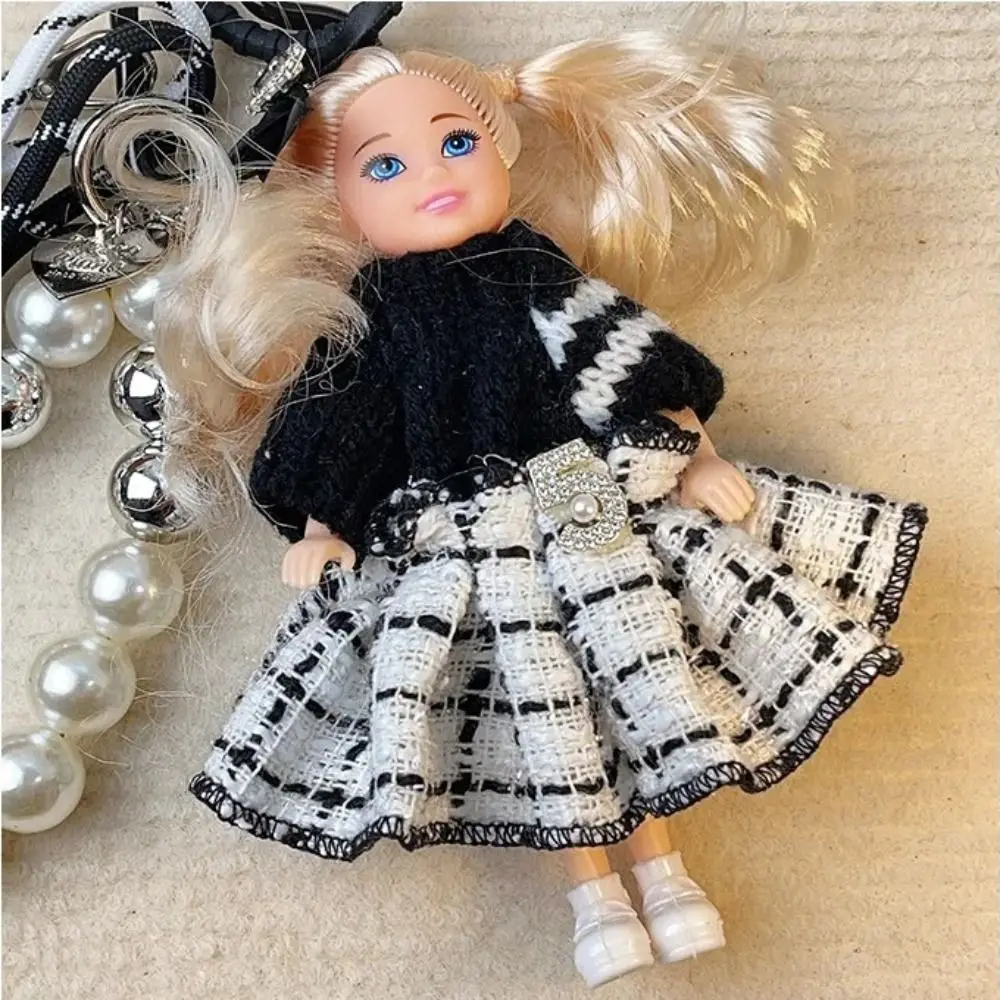2025 Double Ponytail Keychain Ins Sweet Fragrant Dress Doll Cute Bag Accessories