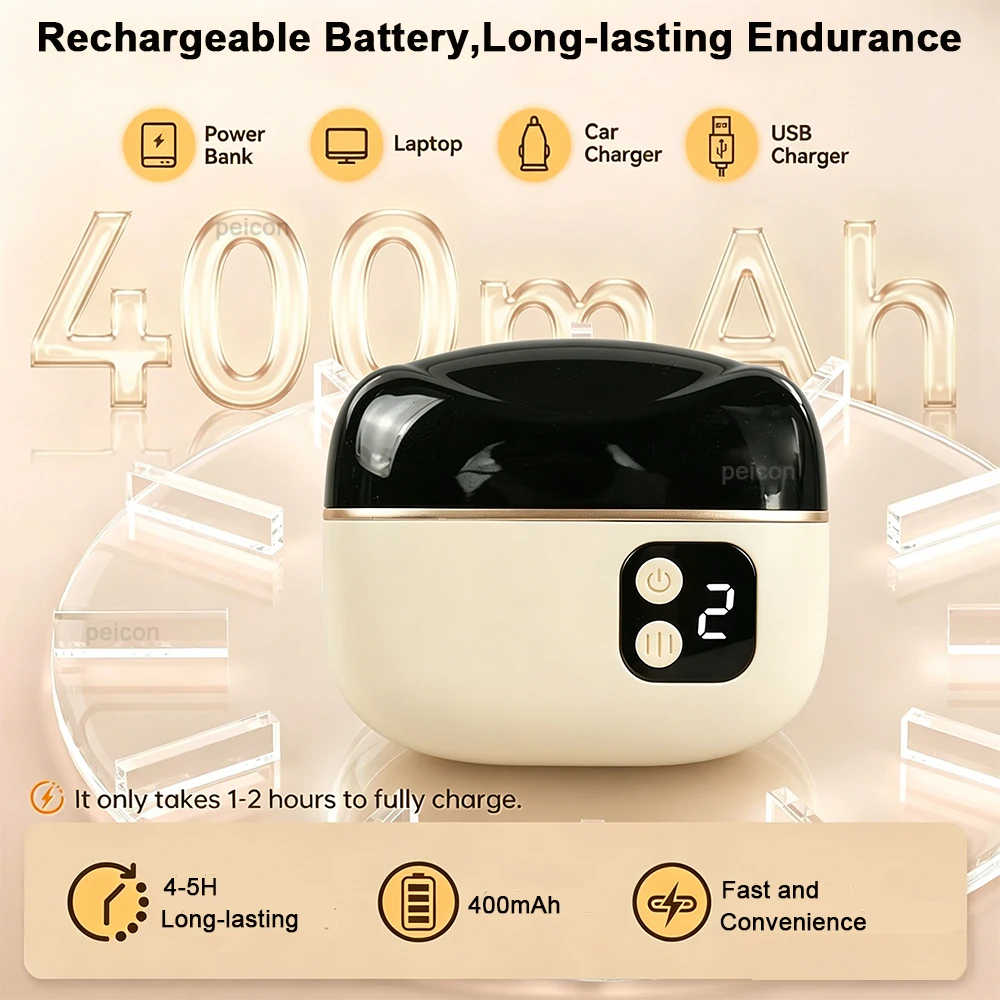 2 in 1 Electric Nail Clipper USB Rechargeable Automatic Toe Nail Cutter Mini Manicure Polishing Tool Finger Nail Grinder Trimmer view 5