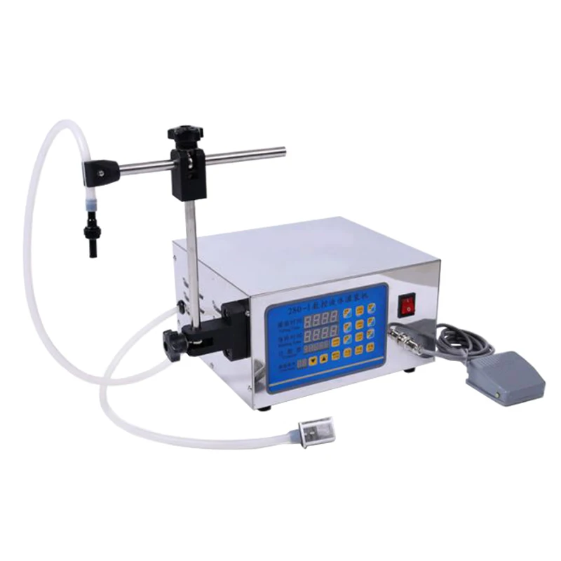 HZPK small semi-automatic digital control liquid bottle filling machine
