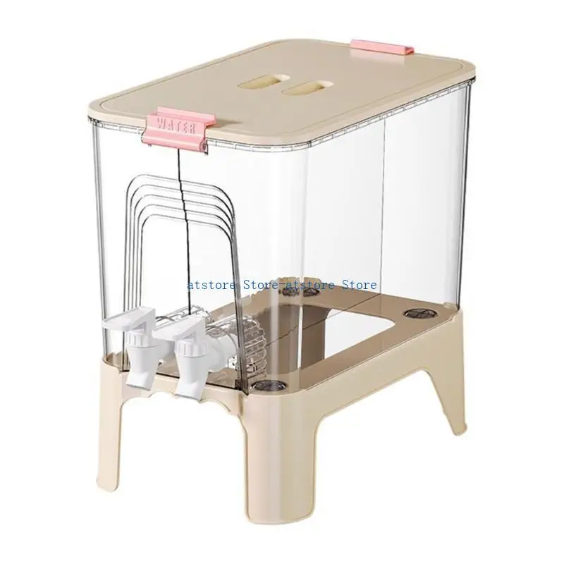 

H37D Convenient 6.5L Juice And Water Dispenser with Double Faucet For Everyday Use