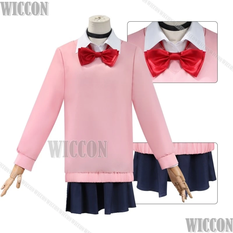 Ayase Momo Anime DAN DA DAN Costume Cosplay Prop Parrucca Scarpe JK Uniforme Donna Ragazza Vestito Holloween Party Show Gioca Quotidiano Set Completo