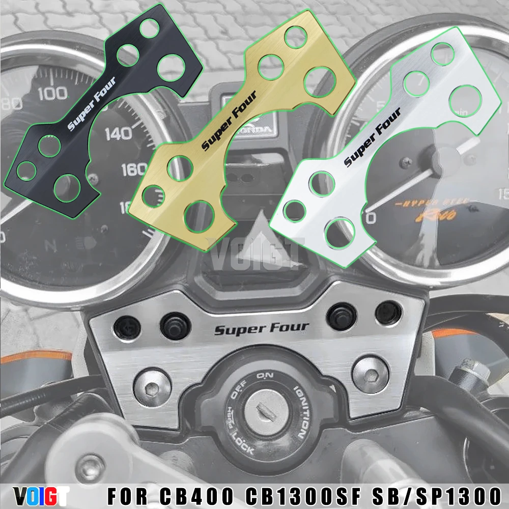 Aluminum Instrument Panel For Honda CB1300 CB400 Super Four CB400SF CB1300SF Dash Bezel Stiker Dust Meter Trim Cockpit Cover