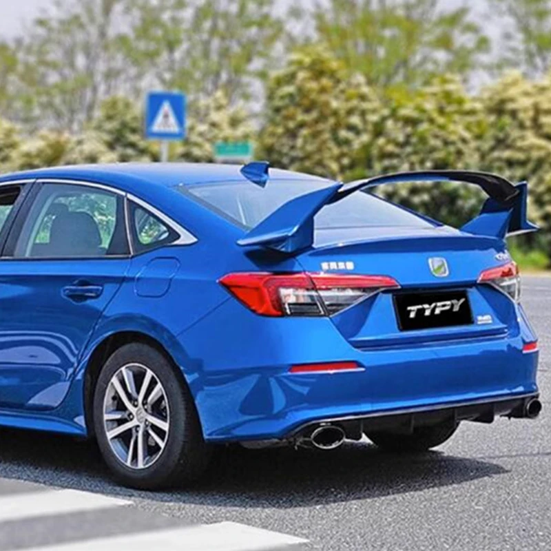 

For TYPER Spoiler Wing NEW Honda CIVIC Sedan Car trunk Tail Lip Body Kit Accessories Refit 2022 2023 Year