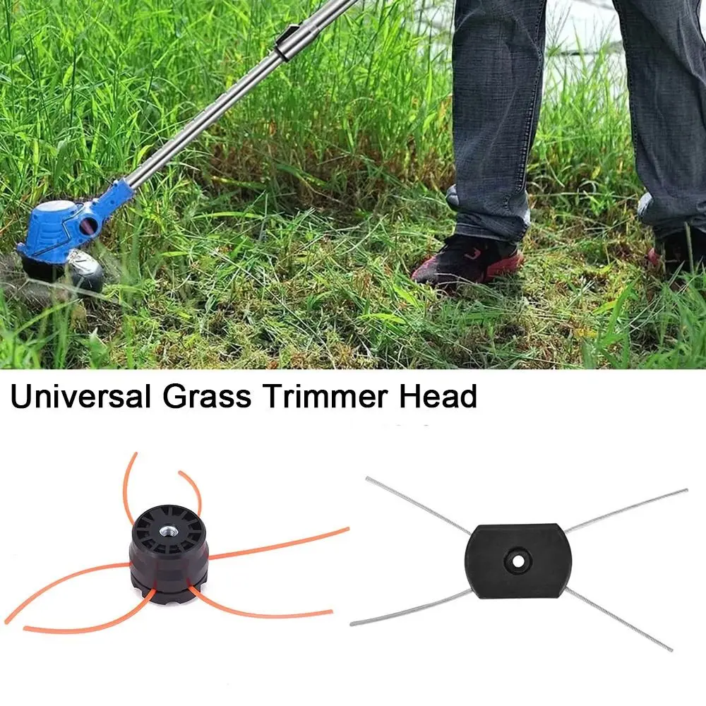 

2Pcs Garden Mower Grass Head Cutting Weeding Machine Parts Nylon/ Steel Wire Line Coil Grass Trimmer Head Garden Accessories