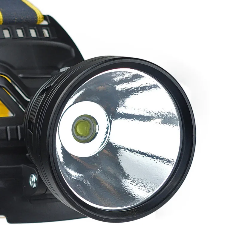 Imagem -02 - Led Hand Hunting Headlamp Holofote Usb Fishing Head Torch Mining Light Camping Emergência Luz de Advertência Modos 30w Xhp70