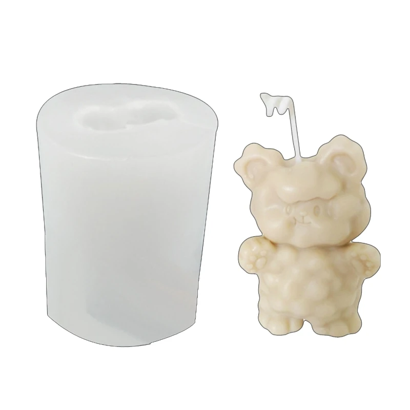 

Soap Molds Silicone Craft Mold Handmade Soap Craft 3D Cartoon Little Bear