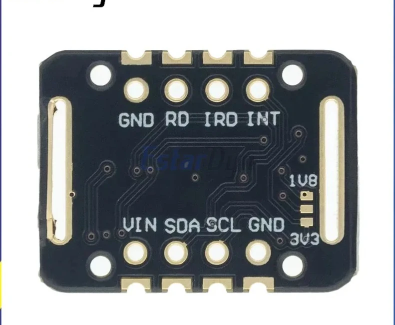 Arduino يمكن ارتداؤها بقوة منخفضة للغاية (0.7 مللي أمبير) MAX30102 معدل ضربات القلب وتشبع الأكسجين في الدم وحدة استشعار الصحة