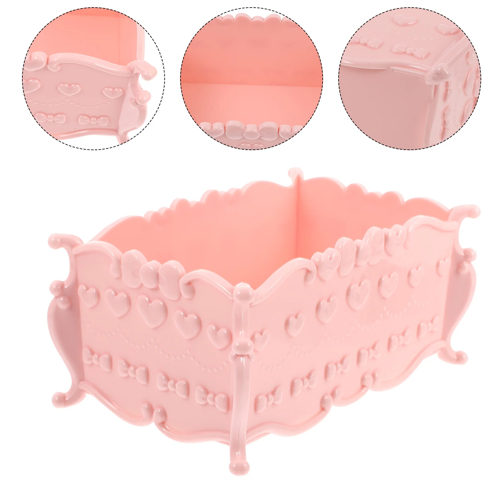 

1Pcs Hamster Sand Bathtub Pink Cute Durable Pet Bathroom Stable Non-Slip Bottom Hamster Bath Container for Small Pets