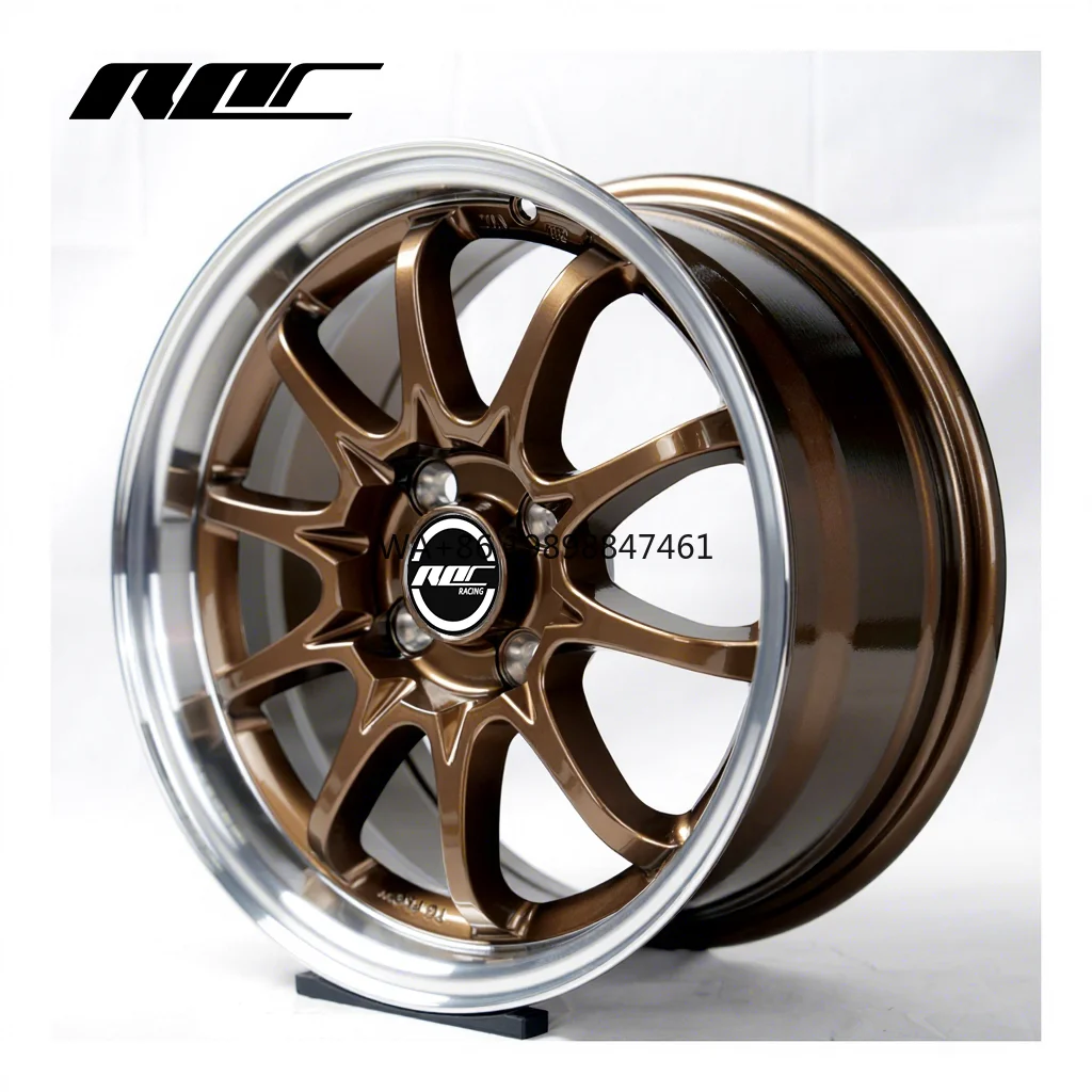 

Polished Bronze Flow Forming Wheels R17 R18 R19 Passenger Car Wheels 5x120 5x114.3 CE28 Flow Forming Car Wheels