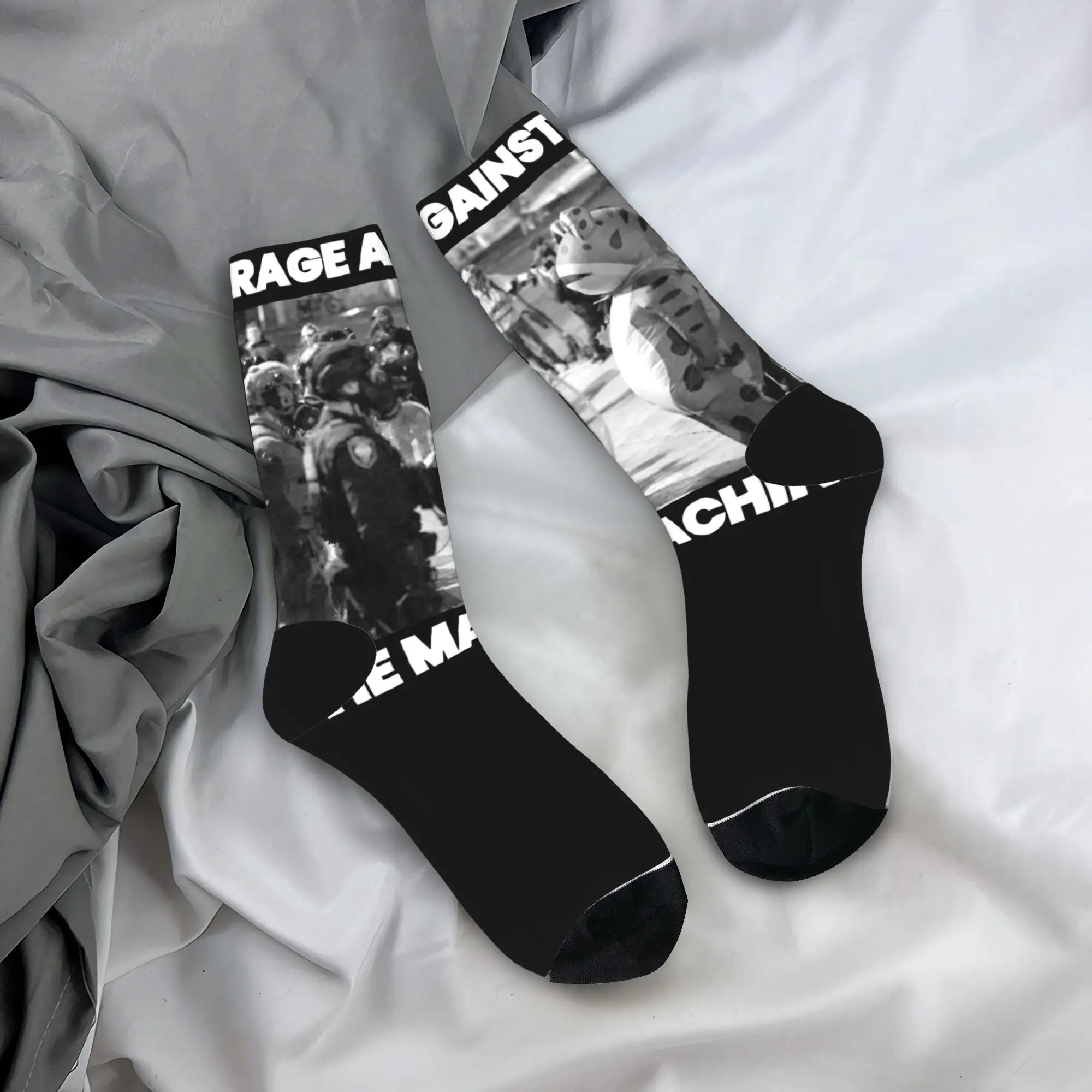 

Portland Frogs Stockings Protest Design Elegant Socks Winter Anti Skid Socks Couple Running Breathable Socks