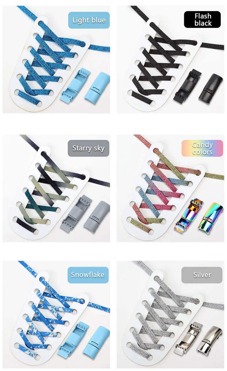 1 Paar magnetische Schnürsenkel ohne Binden für Sneaker, flache elastische Schnürsenkel für Erwachsene und Kinder, Schnürsenkel mit Magnetverschluss – Detail 11