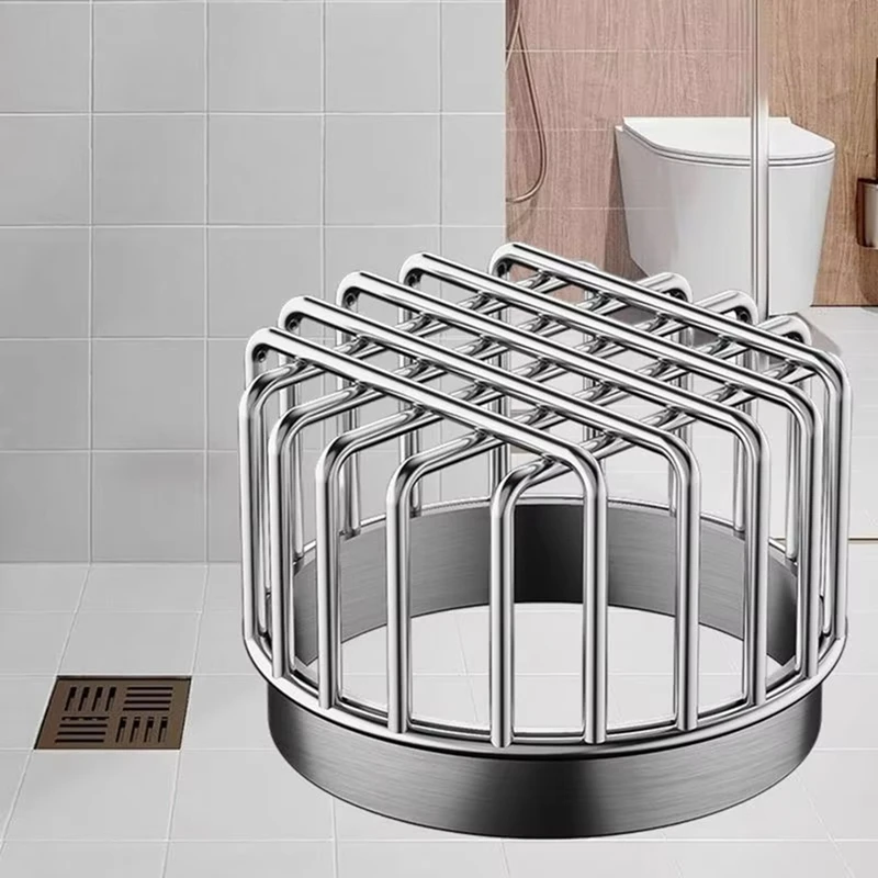 Floor Drain Cover Stainless Steel Downspout Mesh Filter Anti-Blocking Sewer Filter Cover For Bathroom Balcony Outdoor