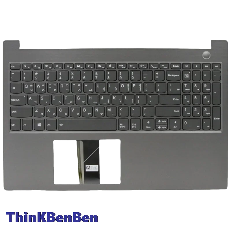 

KR Korean Mineral Gray Keyboard Upper Case Palmrest Shell Cover For Lenovo ThinkBook 15 IML IIL 5CB0W45203