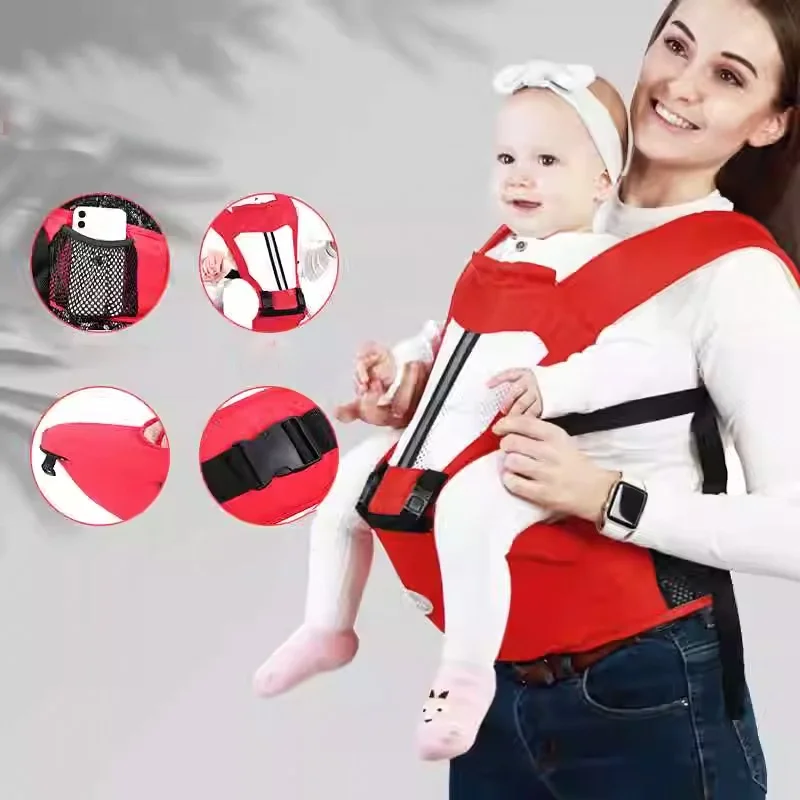 0-48 months Ergonomic baby carrier with hip cushion Multifunctional baby carrier bag for newborns Perfectly weighed